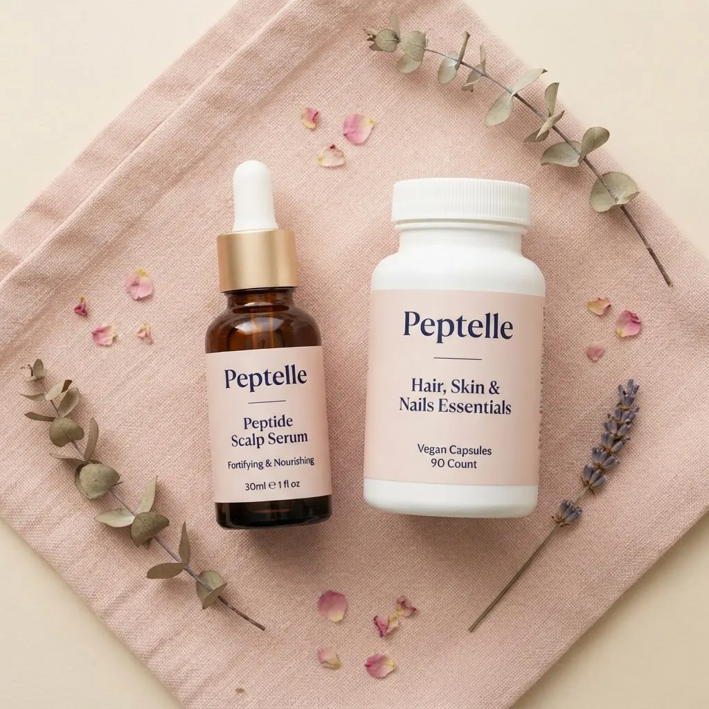 The Peptide Hair Growth Serum and Hair, Skin & Nails Essentials